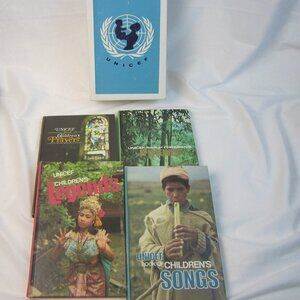 Vintage 1970 Unicef Book Set - Lot of 4